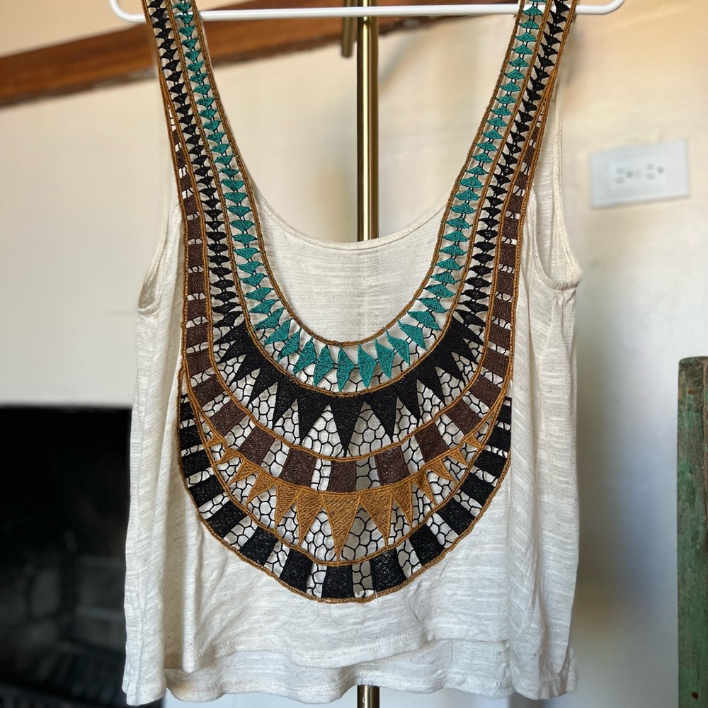 Crochet like back - tank top
